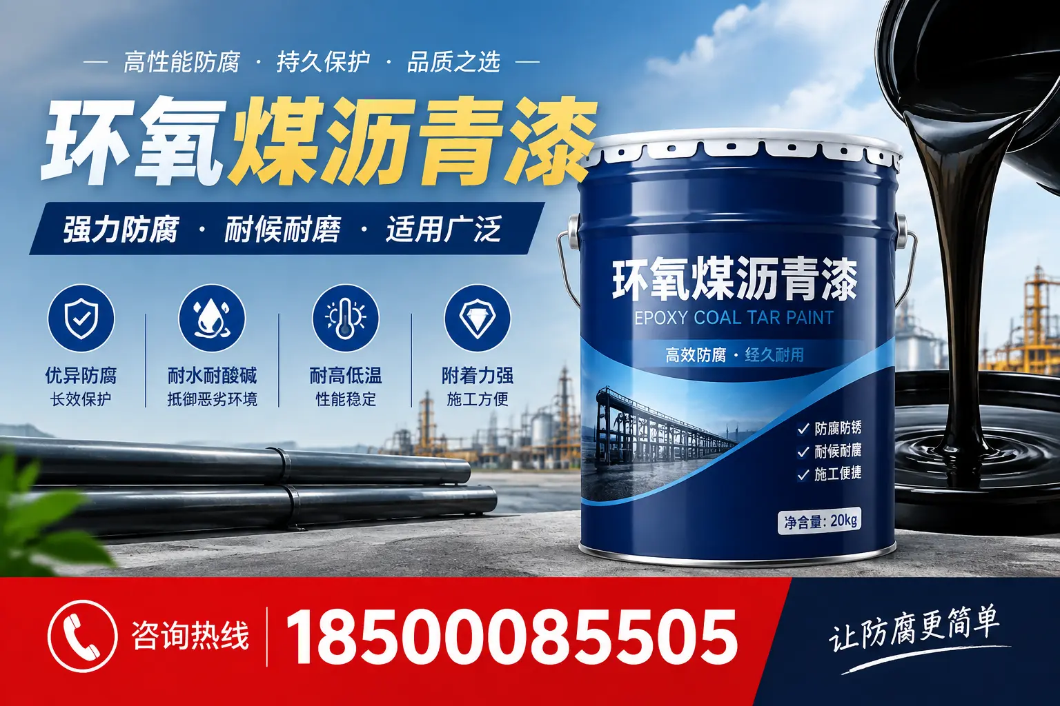 环氧煤沥青漆在不同气候条件下的表现分析,西宁适用性